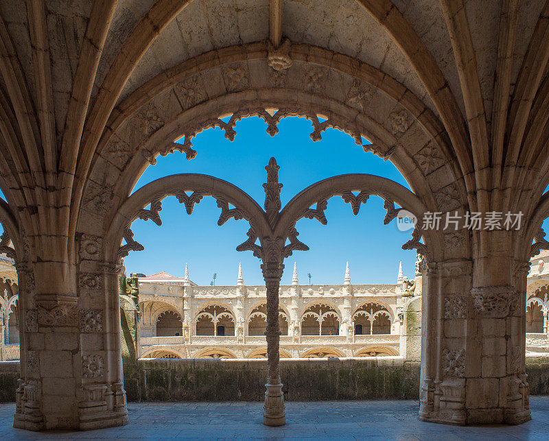 Mosteiro dos修道院Jerónimos在里斯本，葡萄牙